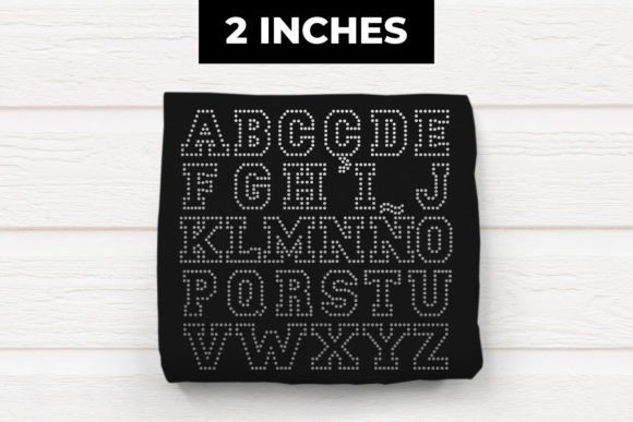 2 Inch Varsity Alphabet Rhinestone SVG Review