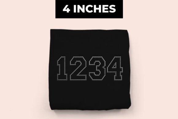 4 Inch Number Punctuation Rhinestone SVG Review