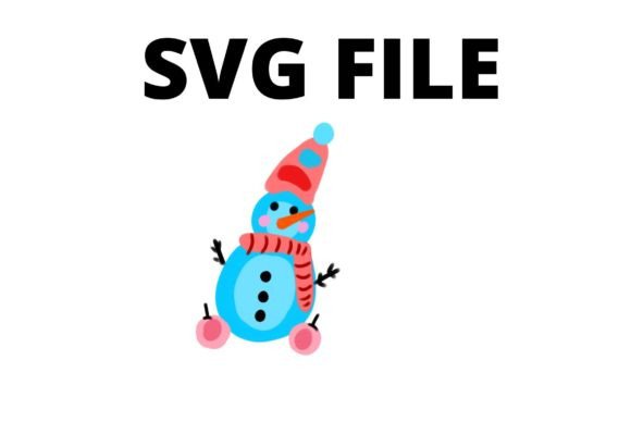 Blue Red Snowman SVG: A Crafter’s Design Review