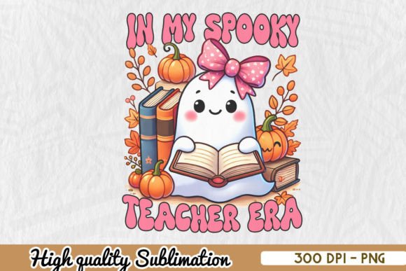 In My Halloween Spooky Teacher Era PNG Review