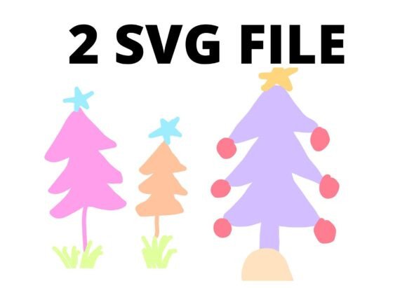 Pink Purple Christmas Tree SVG Craft Review