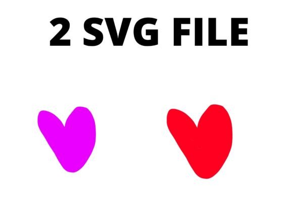 Red Pink Heart Valentines Day SVG Craft Review
