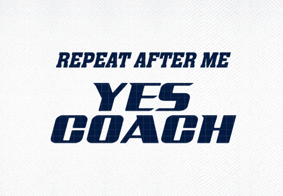 Repeat After Me Yes Coach: Embroidery Design Review