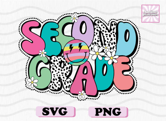 Retro School 2nd Grade Dalmatian Dots Review