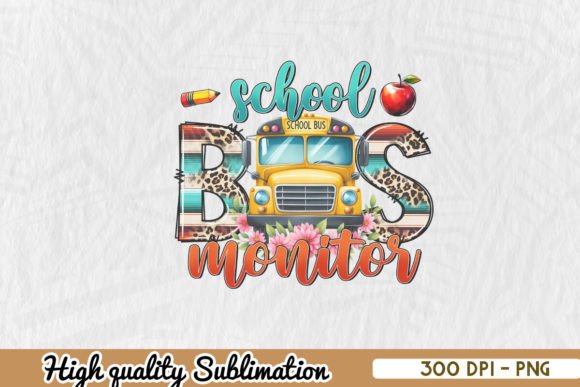 School Bus Monitor Sublimation PNG: A Designer’s Review