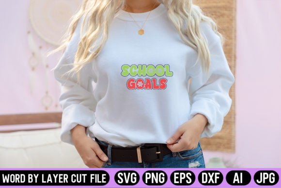 School Goals Retro Design: An Embroidery Review