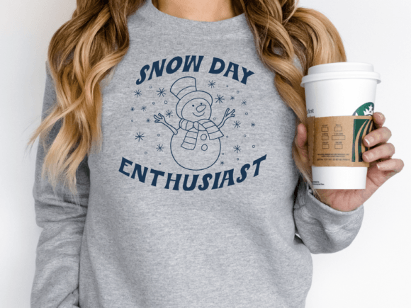 Snow Day Enthusiast Teacher Shirt Design